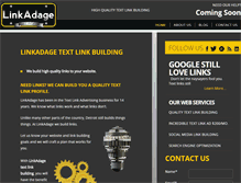 Tablet Screenshot of linkadage.com